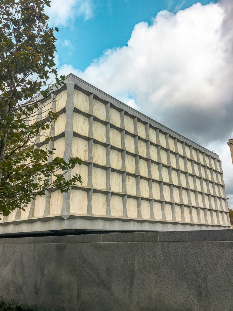 This is an image of Beinecke-Rare-Book-Manuscript-Library at Yale University. Looking for things to do in New Haven, Connecticut? If you're planning to visit this historic city or one of its many colleges, here's your 3-day itinerary!