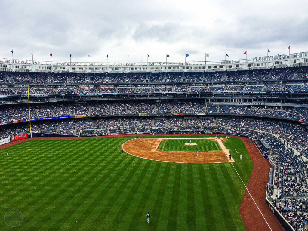 This is an image of Yankee Stadium in the Bronx in New York City.