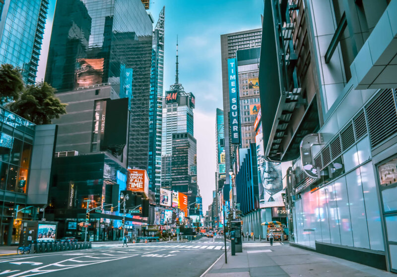 Times Square in New York City - There are several different NYC sightseeing passes. Learn about the different options in this New York City pass comparison guide to choose what's best for you!