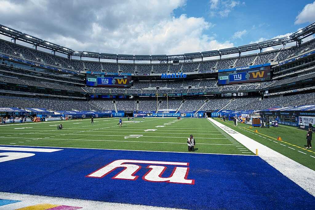 New York Giants Metlife Stadium 50 Yard Line Panoramic Picture