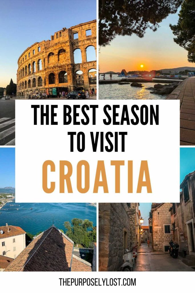 croatia peak tourist season